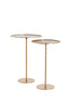 Light & Living Living Side table S/2 32x51+38x54 cm LIA antique bronze House of Isabella UK