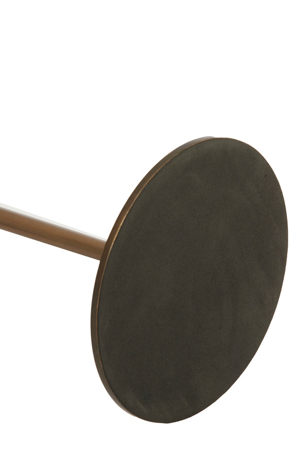 Light & Living Living Side table S/2 32x51+38x54 cm LIA dark brown-bronze House of Isabella UK