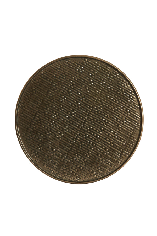 Light & Living Living Side table S/2 32x51+38x54 cm LIA dark brown-bronze House of Isabella UK
