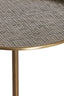 Light & Living Living Side table S/2 32x51+38x54 cm LIA dark brown-bronze House of Isabella UK