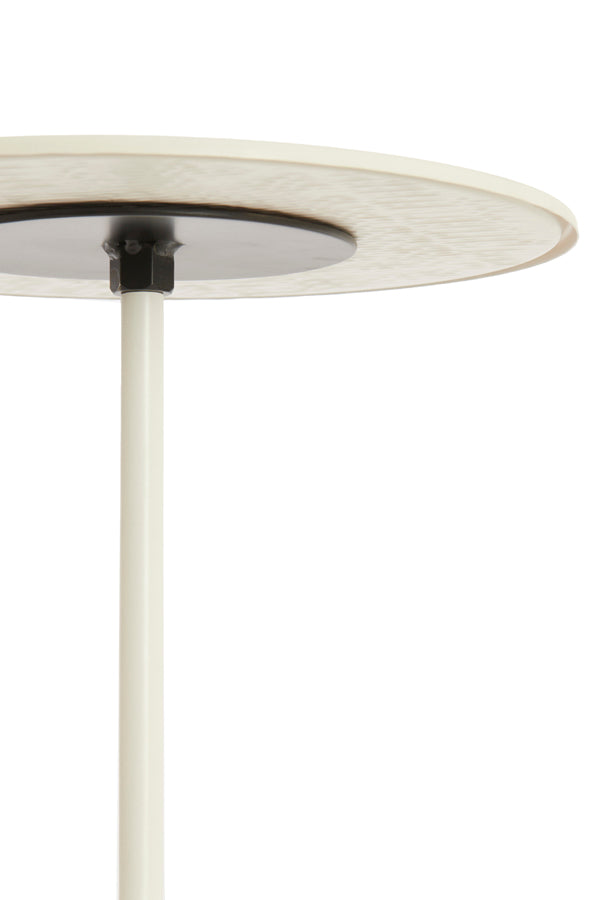 Light & Living Living Side table S/2 32x51+38x54 cm LIA matt cream House of Isabella UK