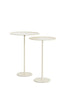 Light & Living Living Side table S/2 32x51+38x54 cm LIA matt cream House of Isabella UK