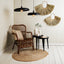 Light & Living Living Side table S/2 37x41+43x45,5 cm TOBIAS black House of Isabella UK