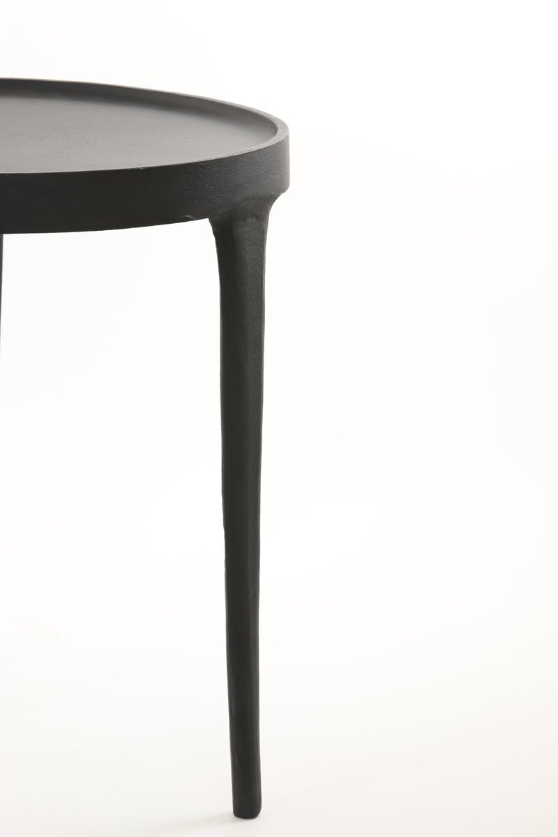 Light & Living Living Side table S/2 37x41+43x45,5 cm TOBIAS black House of Isabella UK
