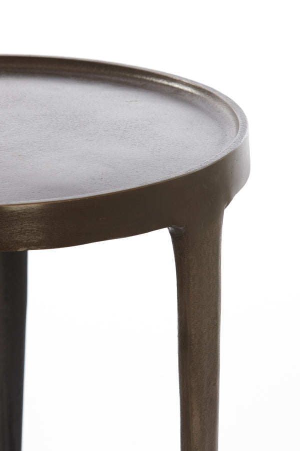Light & Living Living Side table S/2 37x41+43x45,5 cm TOBIAS dark brown House of Isabella UK
