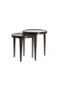 Light & Living Living Side table S/2 37x41+43x45,5 cm TOBIAS dark brown House of Isabella UK