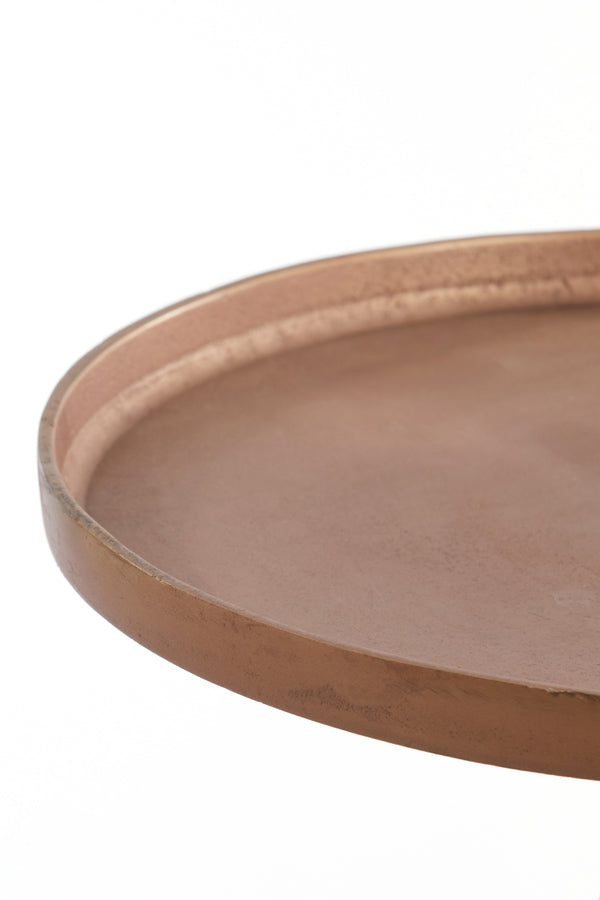 Light & Living Living Side table S/2 38x54+41x63 cm PANO brown bronze House of Isabella UK