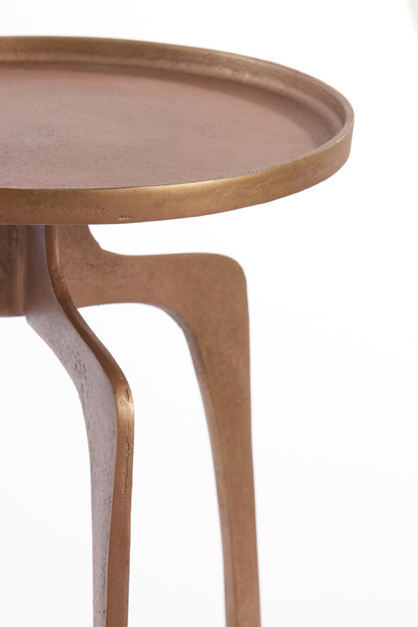 Light & Living Living Side table S/2 38x54+41x63 cm PANO brown bronze House of Isabella UK