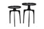 Light & Living Living Side table S/2 38x54+41x63 cm PANO dark bronze House of Isabella UK