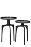 Light & Living Living Side table S/2 38x54+41x63 cm PANO dark bronze House of Isabella UK