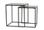 Light & Living Living Side table S/2 40x40x45+44,5x44,5x50,5 cm BANOS antique brnz House of Isabella UK
