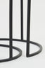 Light & Living Living Side table S/2 40x45+49x50,5 cm TALCA raw lead+antiq lead House of Isabella UK