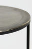 Light & Living Living Side table S/2 40x45+49x50,5 cm TALCA raw lead+antiq lead House of Isabella UK