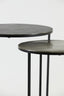 Light & Living Living Side table S/2 40x45+49x50,5 cm TALCA raw lead+antiq lead House of Isabella UK