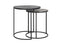 Light & Living Living Side table S/2 40x45+49x50,5 cm TALCA raw lead+antiq lead House of Isabella UK