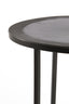 Light & Living Living Side table S/2 40x45+49x50,5 cm TALCA raw lead antique House of Isabella UK