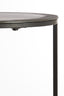 Light & Living Living Side table S/2 40x45+49x50,5 cm TALCA raw lead antique House of Isabella UK