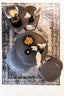 Light & Living Living Side table S/2 40x45+49x50,5 cm TALCA raw lead antique House of Isabella UK