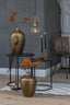 Light & Living Living Side table S/2 40x45+49x50,5 cm TALCA raw lead antique House of Isabella UK