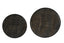 Light & Living Living Side table S/2 40x45+50x52 cm DOBA wood antique-matt black House of Isabella UK