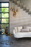 Light & Living Living Side table S/2 40x45+50x52 cm DUARTE gls brown+light gold House of Isabella UK
