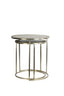 Light & Living Living Side table S/2 40x45+50x52 cm TALCA light gold House of Isabella UK