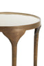 Light & Living Living Side table S/2 40x46+36x52 cm LAPAZ antique bronze+taupe House of Isabella UK
