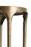 Light & Living Living Side table S/2 40x46+36x52 cm LAPAZ antique bronze+taupe House of Isabella UK