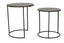 Light & Living Living Side table S/2 41x46+49x52 cm RENGO texture antique bronze House of Isabella UK