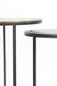 Light & Living Living Side table S/2 41x46+49x52 cm TALCA ant copper+brnz edge House of Isabella UK