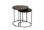 Light & Living Living Side table S/2 41x46+49x52 cm TALCA ant copper+brnz edge House of Isabella UK