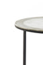 Light & Living Living Side table S/2 41x46+49x52 cm TALCA raw nickel House of Isabella UK