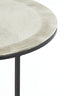 Light & Living Living Side table S/2 41x46+49x52 cm TALCA raw nickel House of Isabella UK