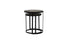 Light & Living Living Side table S/2 41x46+49x52 cm TRELO antique bronze-black House of Isabella UK