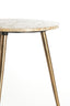 Light & Living Living Side table S/2 41x49+48x53 cm ZECA taupe marble+antique br House of Isabella UK