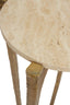 Light & Living Living Side table S/2 41x54+45x64 cm KANAE travertine sand+ant br House of Isabella UK