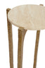 Light & Living Living Side table S/2 41x54+45x64 cm KANAE travertine sand+ant br House of Isabella UK