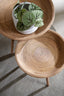 Light & Living Living Side table S/2 46x38,5+56x48 cm COLON rattan natural House of Isabella UK
