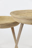 Light & Living Living Side table S/2 46x38,5+56x48 cm COLON rattan natural House of Isabella UK
