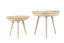 Light & Living Living Side table S/2 46x38,5+56x48 cm COLON rattan natural House of Isabella UK