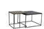 Light & Living Living Side table S/2 46x46x45+62x62x41 cm LEBU ant copper+bronze House of Isabella UK
