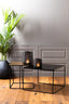 Light & Living Living Side table S/2 46x46x45+62x62x41 cm LEBU ant copper+bronze House of Isabella UK