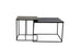 Light & Living Living Side table S/2 46x46x45+62x62x41 cm LEBU ant copper+bronze House of Isabella UK
