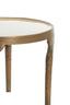 Light & Living Living Side table S/2 49,5x36+85x45 cm LAPAZ antique bronze+taupe House of Isabella UK