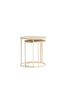 Light & Living Living Side table S/2 50x40+52x46 cm SADAR sand+l brown spotted House of Isabella UK