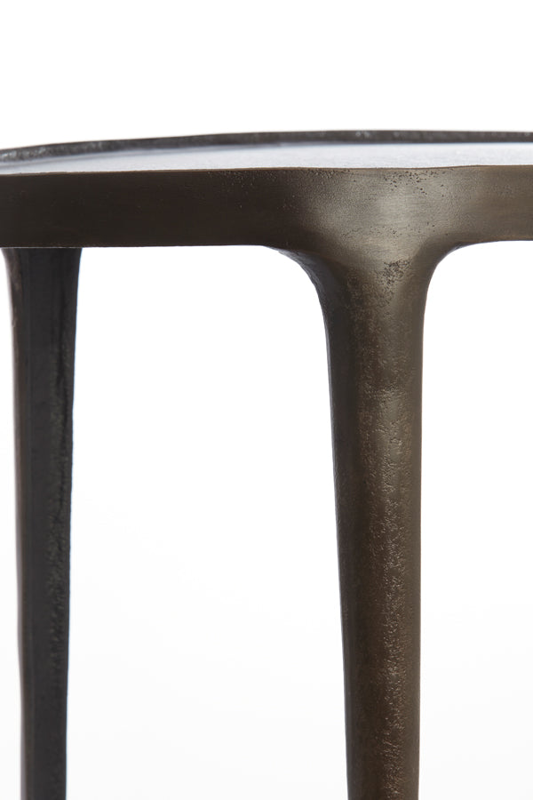 Light & Living Living Side table S/2 55x25,5x44+70x33x53 cm ARICA dark brown House of Isabella UK