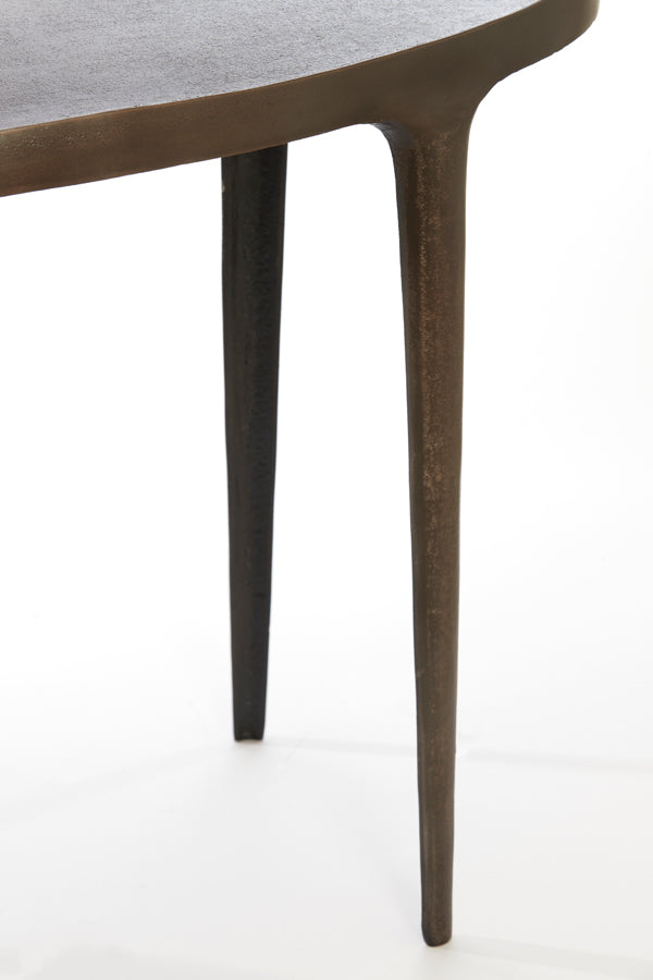 Light & Living Living Side table S/2 55x25,5x44+70x33x53 cm ARICA dark brown House of Isabella UK