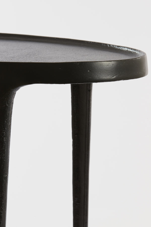 Light & Living Living Side table S/2 55x25,5x44+70x33x53 cm ARICA matt black House of Isabella UK
