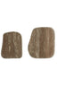 Light & Living Living Side table S/2 max 37,5x37,5x59,5 cm GIA trav brown+bronze House of Isabella UK