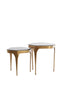Light & Living Living Side table S/2 max 50x45,5x50 cm AVI glass smoke+ant bronze House of Isabella UK